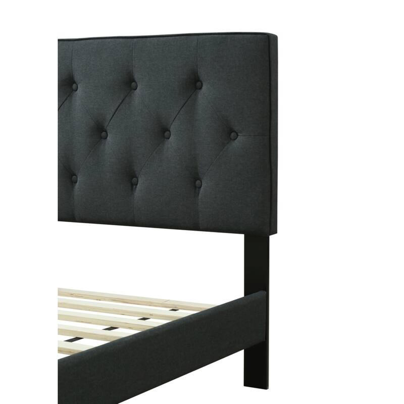Full Sized Tufted Bed in a Box with USB Charging