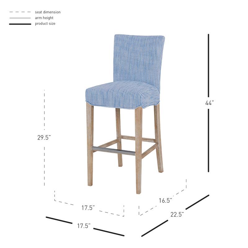 NPD Furniture Milton Fabric Bar Stool