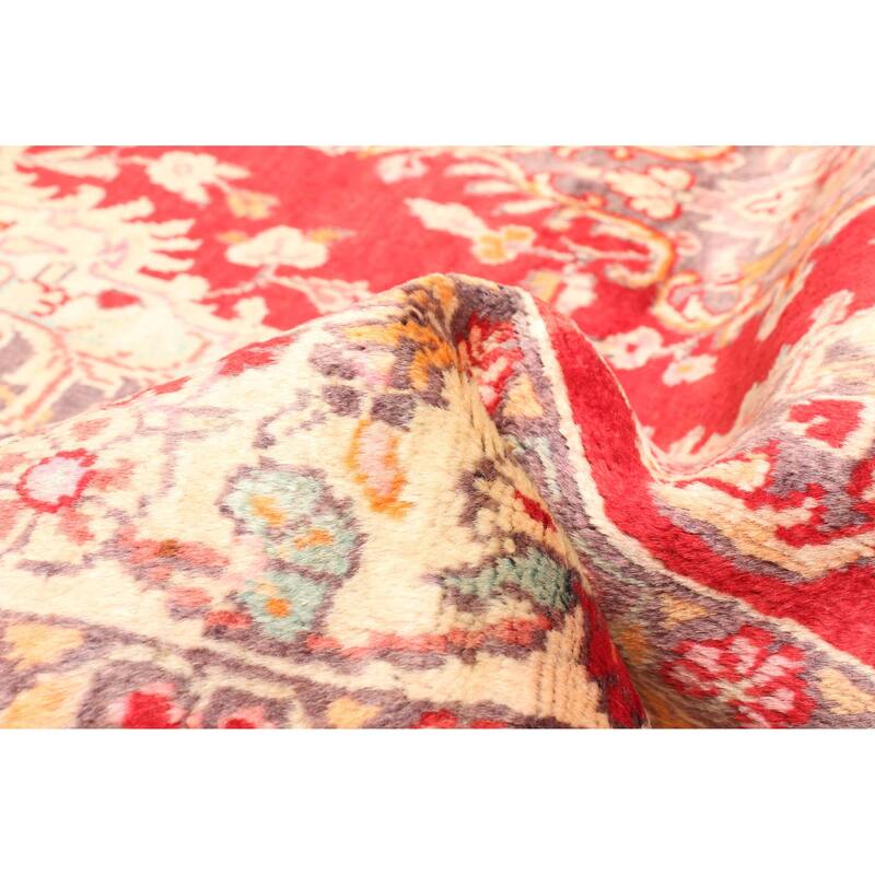 ECARPETGALLERY Hand-knotted Kayseri Beige Wool Rug - 4'3 x 7'3