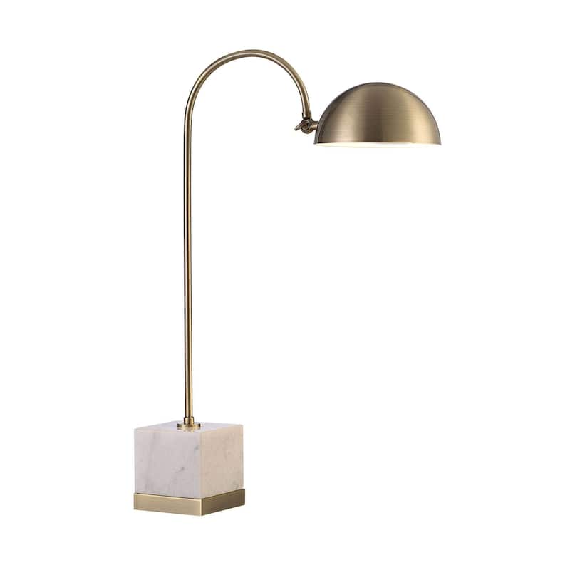 Renwil Volos 30" Table Lamp with Dome Shade, White