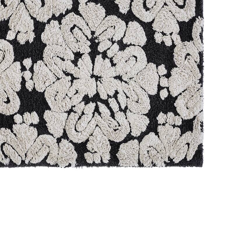 Better Trends Medallion Collection 100% Cotton 2-Pc Set Bathroom Rugs-Soft & Super Absorbent, Non-Skid Latex, Machine Washable