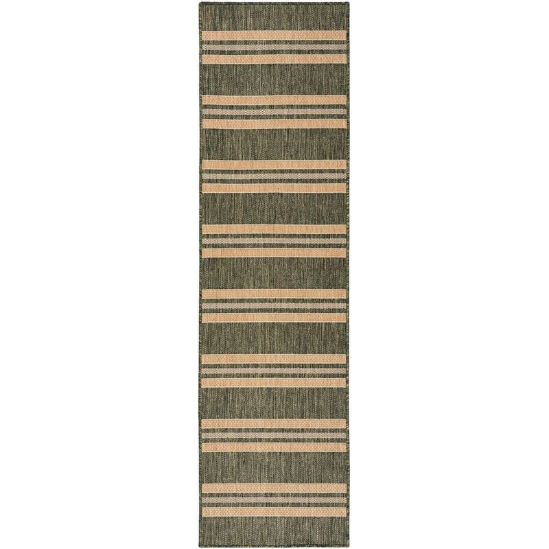 Nourison Horizon Indoor/Outdoor Modern Rug - 2' x 6' - Green