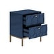 preview thumbnail 7 of 45, Clihome Wooden 2-Drawer Storage Nightstand