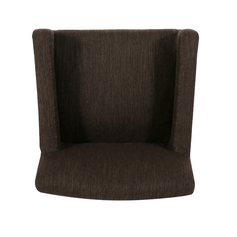 Armga Fabric Upholstered Wood 26 inch Counter Stools (Set of 2) by Christopher Knight Home