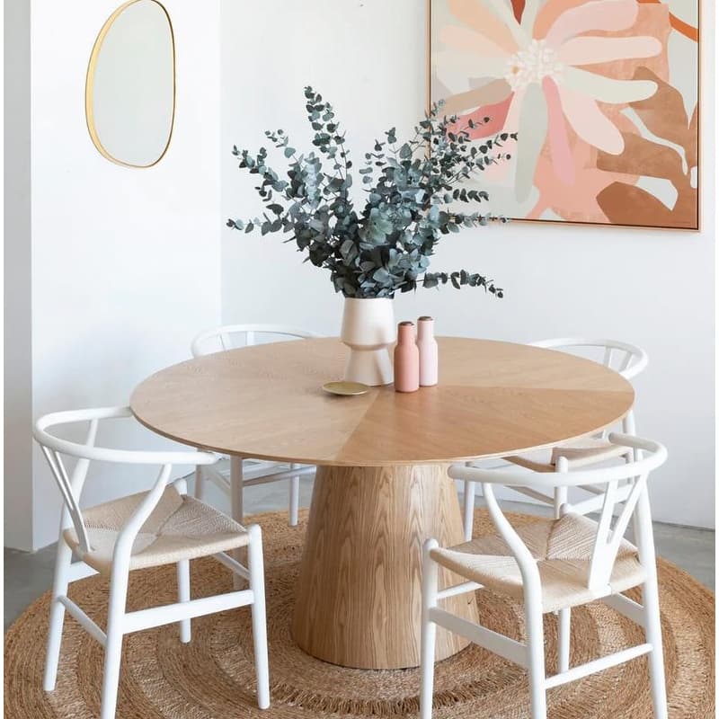 Woodcord Modern Design Dining Chair (Set of 4 ) - White