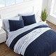 preview thumbnail 2 of 10, Nautica Point Harbor Solid Embossed Comforter Set