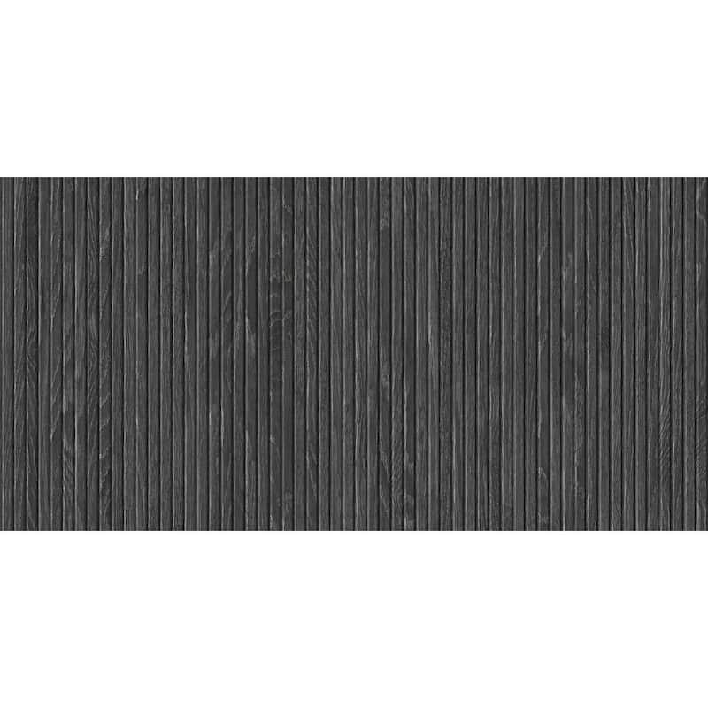 The Tile Life Marqueterie 24x48 Black Porcelain Floor & Wall Tile