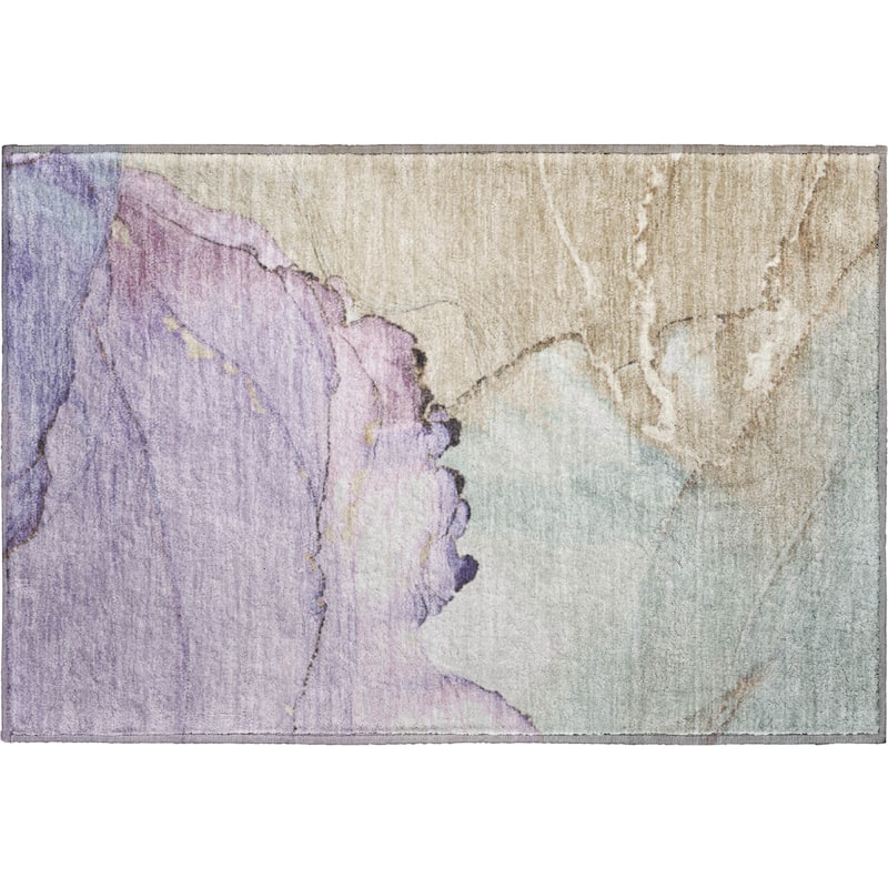 Premium Washable Super Soft Abstract Watercolor Mayfield Rug