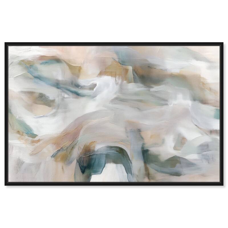Whispering Colors IV Canvas by Art Remedy - Black - 36" x 24"