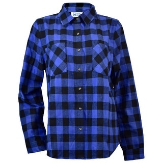 Victory Outfitters Ladies' Plaid Flannel Button Up Shirt