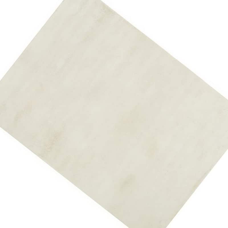 Ica 5 x 7 Area Rug, Non Slip Canvas Backing, Tie Dye Polyester, Off White - 5 x 7