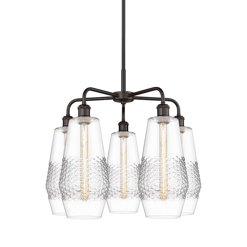 Innovations Lighting 516-5CR-22-25 Windham Chandelier Windham 5 Light