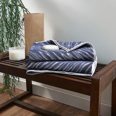 Shibori Jacquard Towels