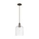 preview thumbnail 19 of 81, Innovations Lighting Endless Possibilities Arcadia - Bridal Veil - 1 Light 8" Cord Hung Mini Pendant Oil Rubbed Bronze/Seedy