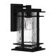 preview thumbnail 1 of 5, McAlister 1-Light Earth Black Outdoor Wall Lantern