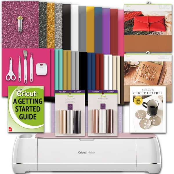 Cricut Maker Machine Bundle T Shirt Leather And Diy Vinyl Everything Kit On Sale Overstock 30278927