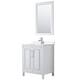 Option White / White Quartz Top / Polished Chrome