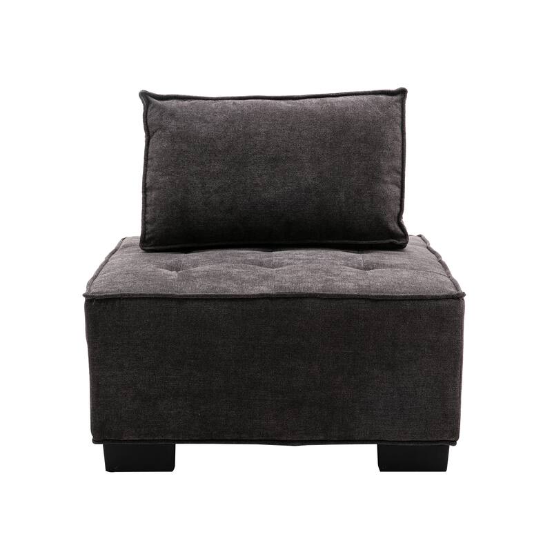 Modern Upholstered Living Room Chairs Set of 2