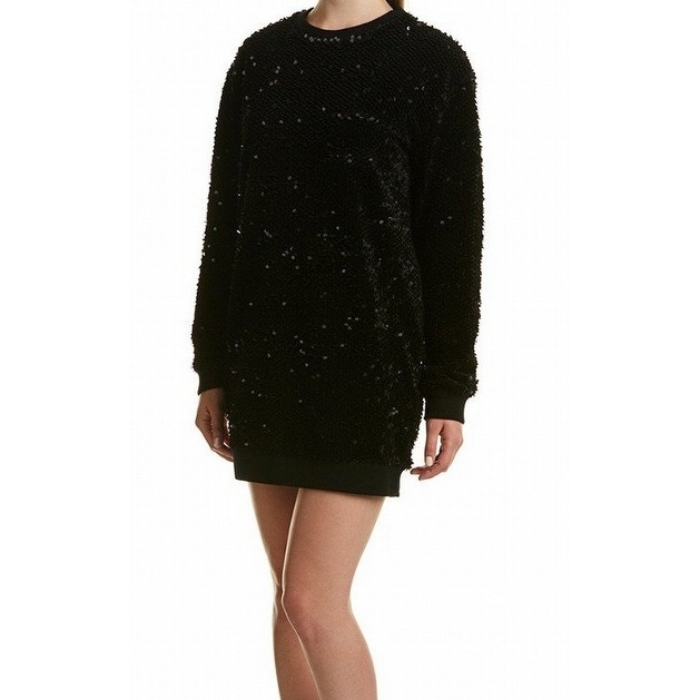 black sequin tunic dress