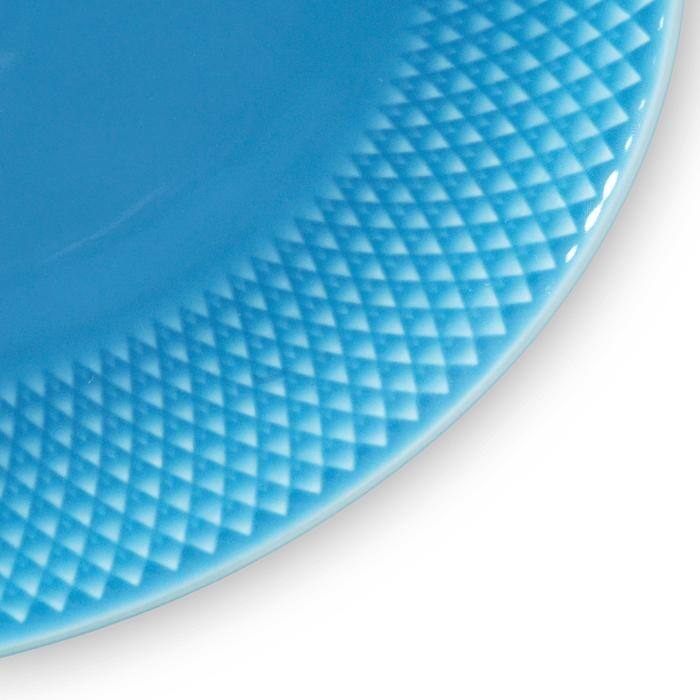 Lyngby Porcelæn Rhombe Color Oval Serving Dish, W: 11.2"