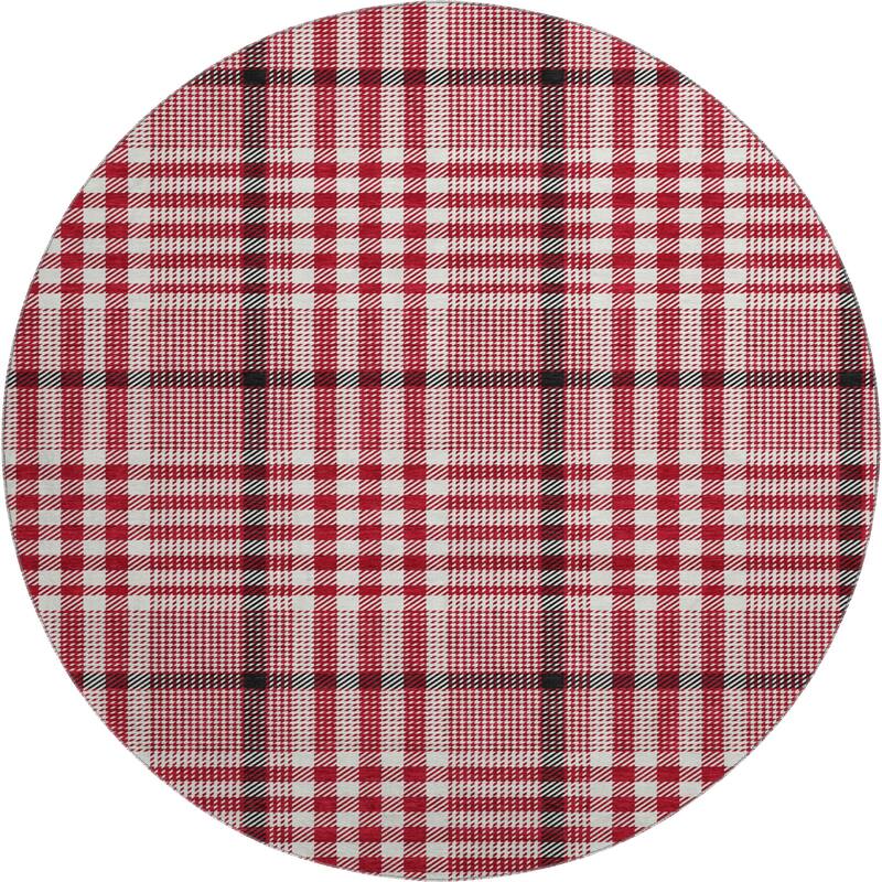 Premium Washable Super Soft Modern Plaid Mayfield Rug