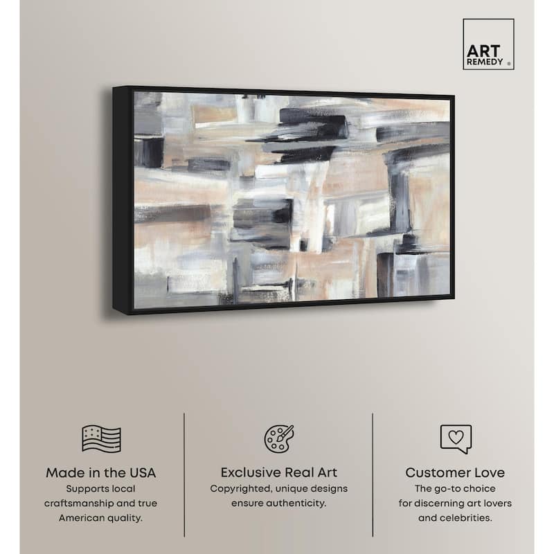 Neutral Nirvana Canvas by Art Remedy