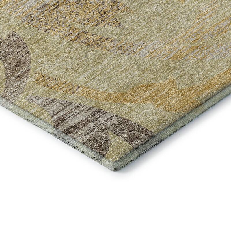 Premium Washable Super Soft Contempory Scroll Mayfield Rug