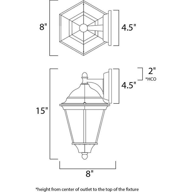Maxim Westlake 15" 1 Light Wall Sconce