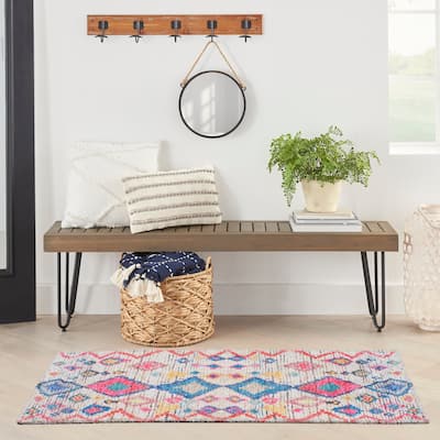 Nourison Rosedale Moroccan Berber Tribal Washable Kitchen Rug