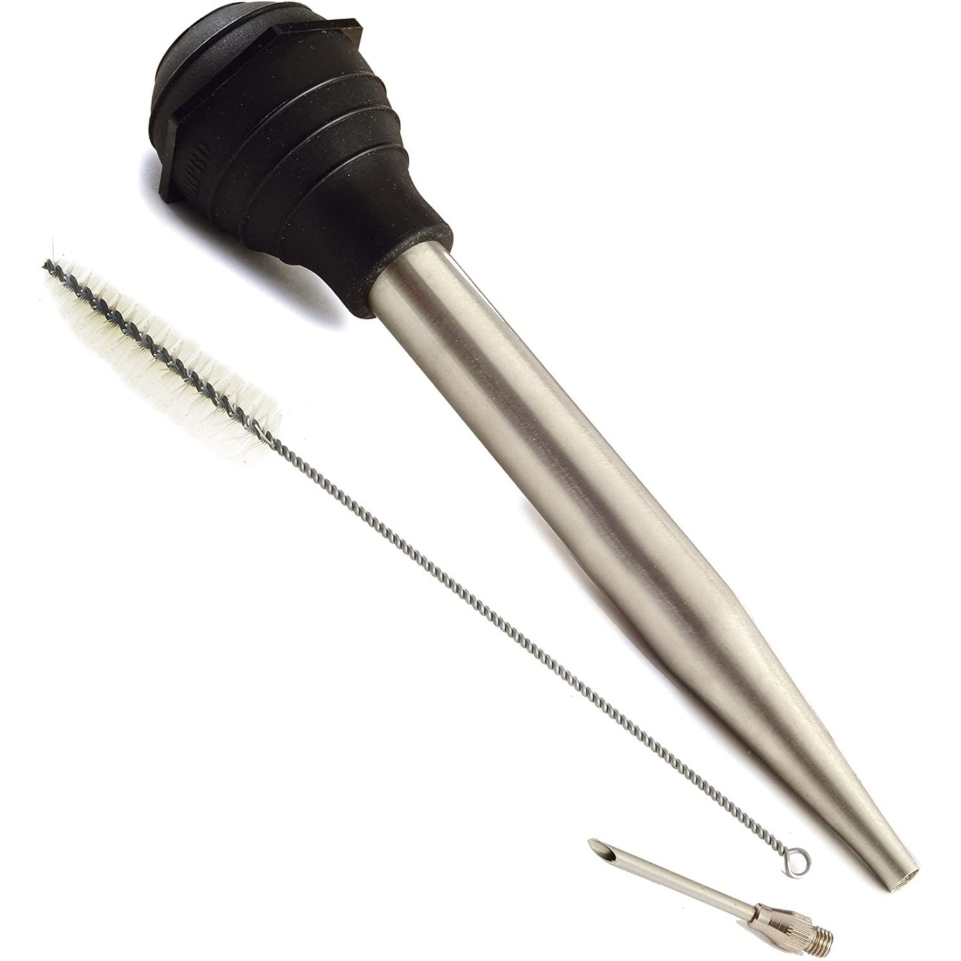Norpro Deluxe Stainless Steel Turkey Baster with Flavor Injector and  Cleaning Brush - Bed Bath & Beyond - 28454989