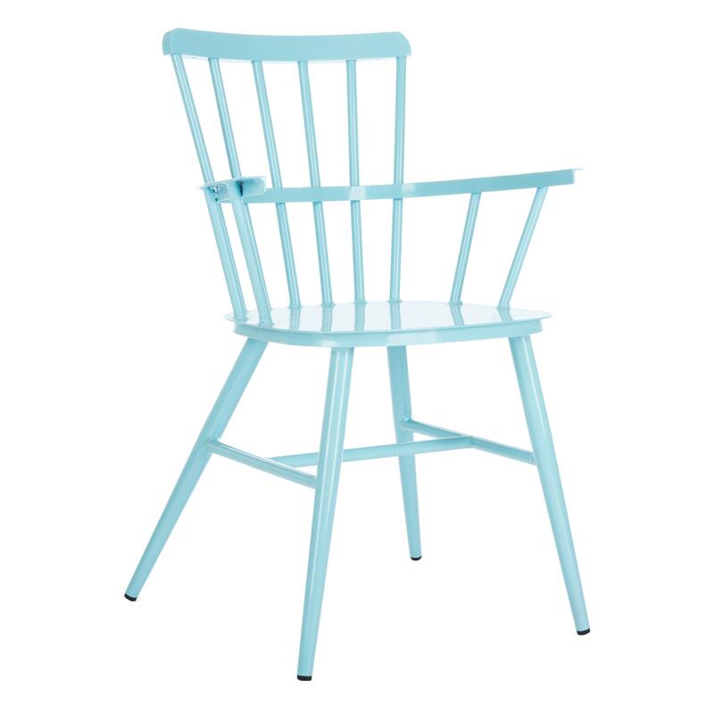 SAFAVIEH Outdoor Annalise Aluminum Arm Chair (Set of 2) - 22Wx21Dx33H
