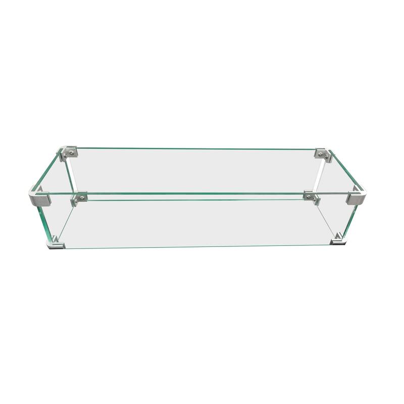 LSI Rectangle Fire Pit Flame Guard