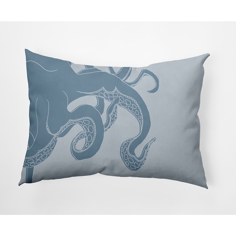 Gus Nautical Decorative Indoor Pillow - Dusty Smoke - 14" x 20"
