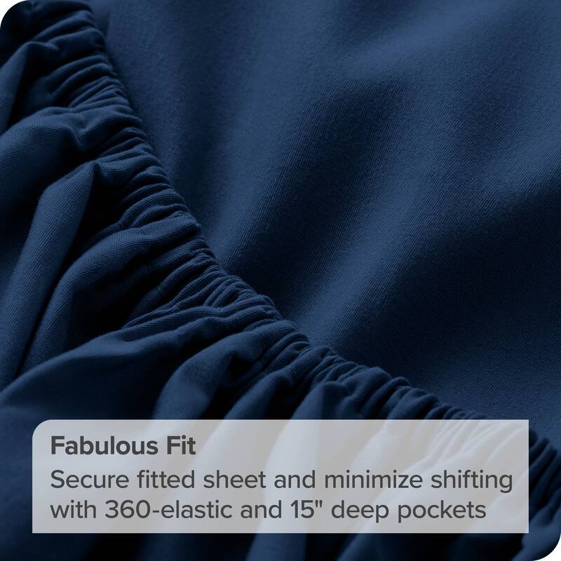 Bare Home 2-Pack Microfiber Fitted Bottom Sheets