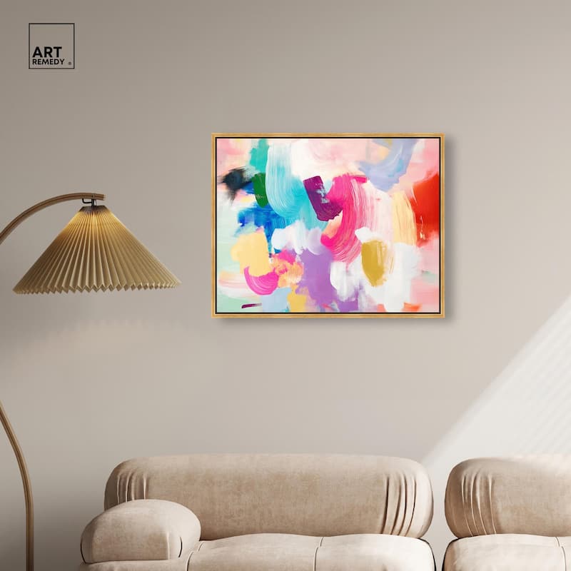 Pigment Play II Canvas by Art Remedy