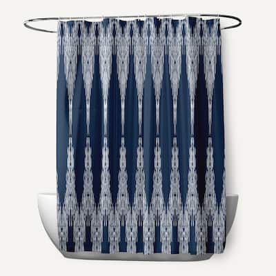 Peace 1 Geometric Print Shower Curtain