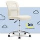 preview thumbnail 44 of 51, Serta Essentials Ergonomic Armless Task Chair Cream