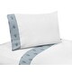 preview thumbnail 5 of 4, Sweet Jojo Designs Watercolor Dinosaur Dino Boy 5p Toddler size Comforter Set Green Blue Modern Jurassic Animal Tracks Footprint