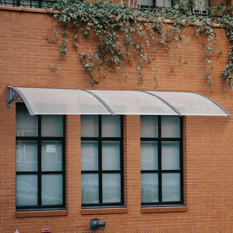 MCombo 40×120 Window Awning with Polycarbonate Board, 4012