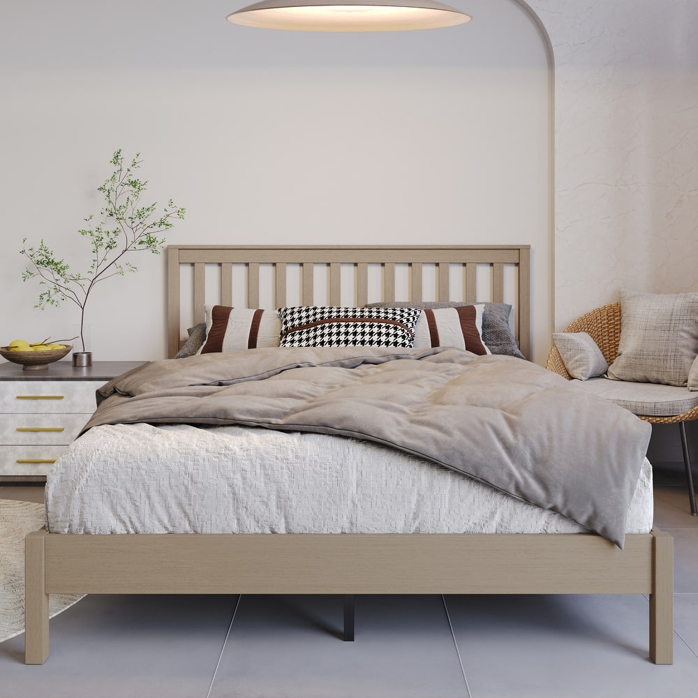Clayfell Fresno Wood Platform Bed