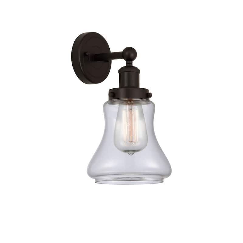 Innovations Lighting 616-1W-10-7 Bellmont Sconce Bellmont 10" Tall - Oil Rubbed Bronze / Clear