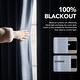 preview thumbnail 36 of 37, Living Room Curtains Back Tab Rod Pocket Faux Linen Blackout 2 Panels