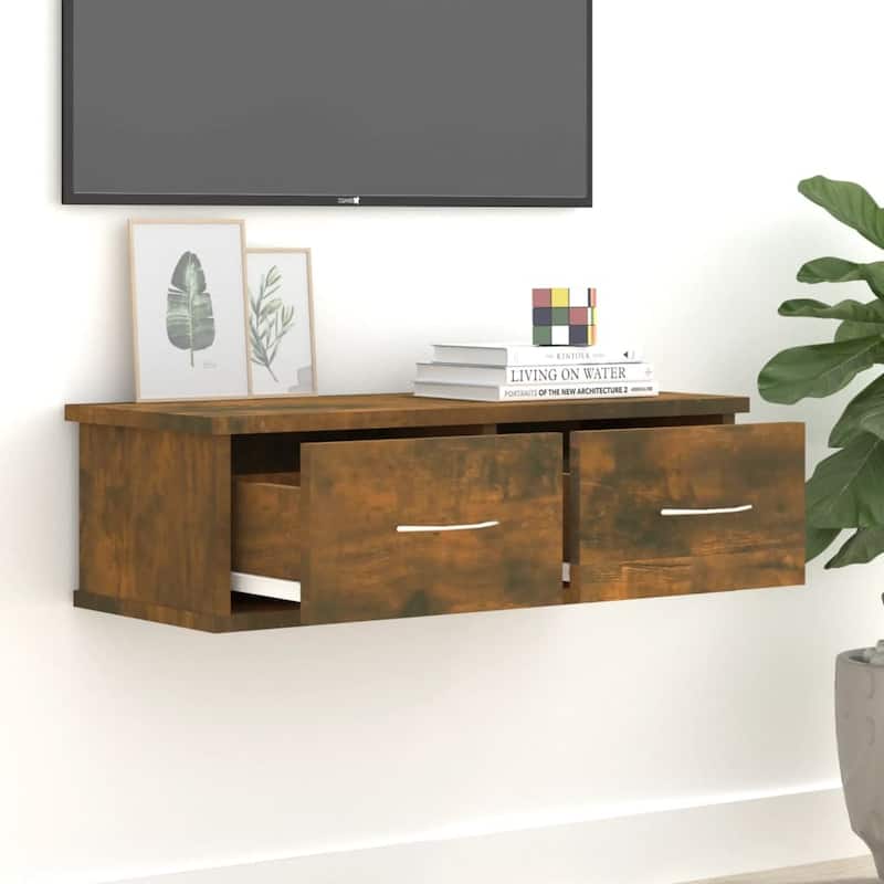 vidaXL Wall Cabinet Oak Engineered Wood Standard Wall Cabinet