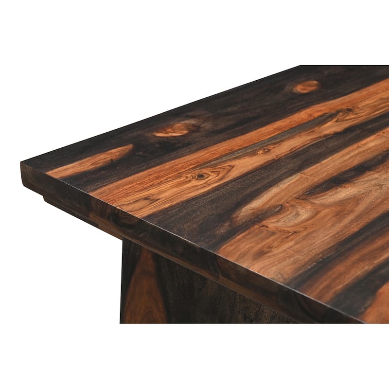 Avenue 2-piece Live Edge Solid Wood Desk Set
