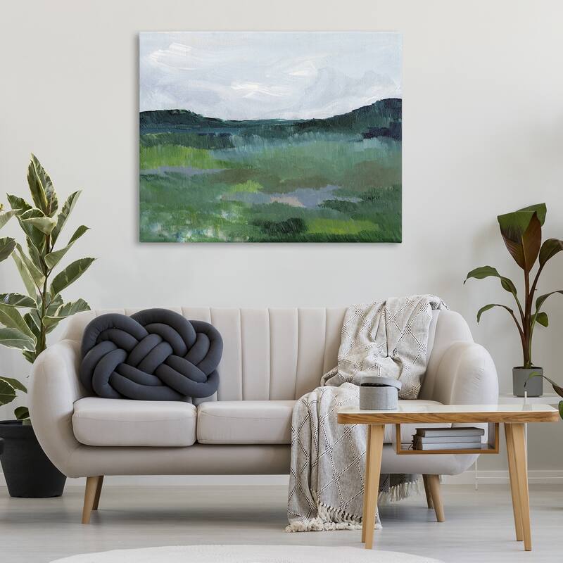 Stupell Brushed Tranquil Landscape Canvas Wall Art Design By Nikita Jariwala
