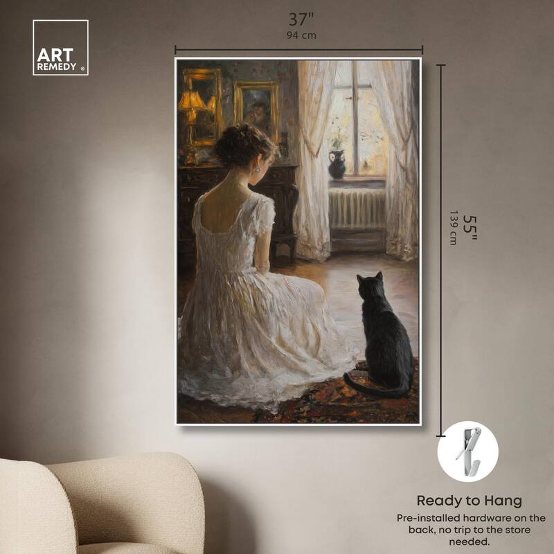 Her Faithful Companion Canvas by Art Remedy