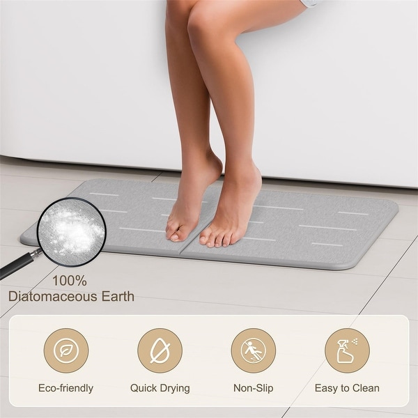 Stone Bath Mat - Bed Bath & Beyond - 42378824