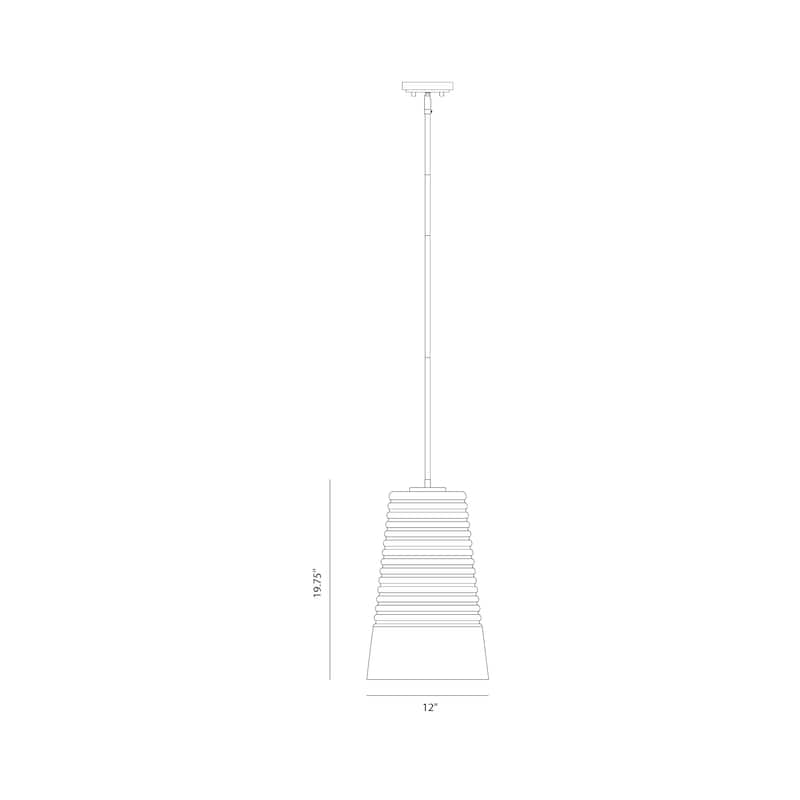 Ingo 1 Light Pendant - 12