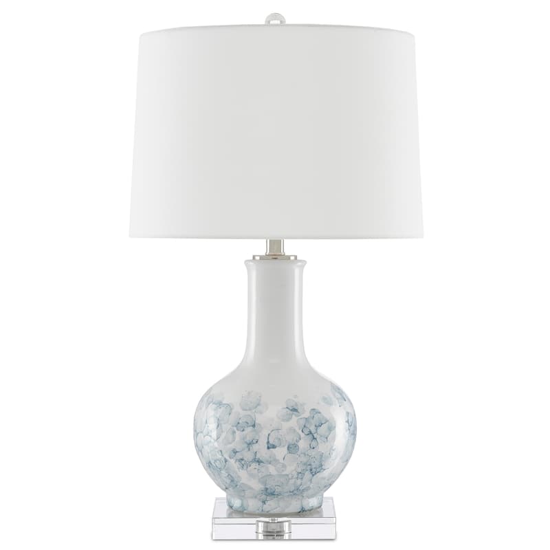 Currey & Company Myrtle White Table Lamp - 28"h x 16"dia