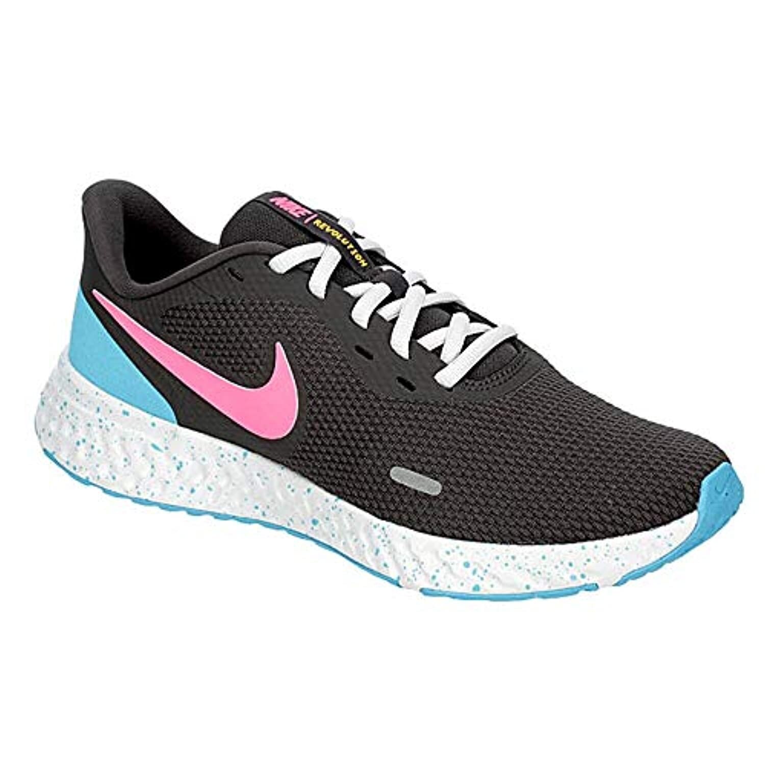 nike pink gray running shoes